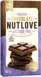 AllNutrition Nutlove Protein Chocolate Lactose Free Μπάρα με 20% Πρωτεΐνη & Γεύση Chocolate 100gr