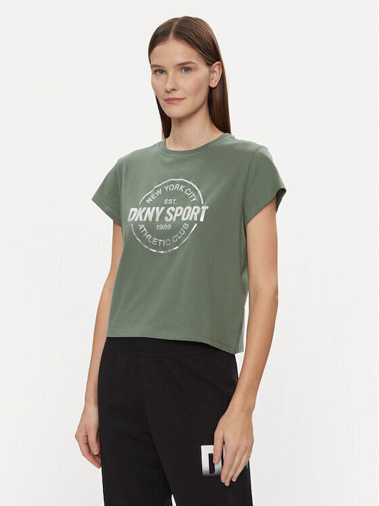 DKNY Women's Athletic T-shirt Green