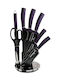 Berlinger Haus Knife Set with Block from Stainless Steel 8pcs