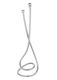 Roca Metallic Shower Hose Silver Flex 150cm