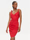 Pinko Mini Evening Dress Red