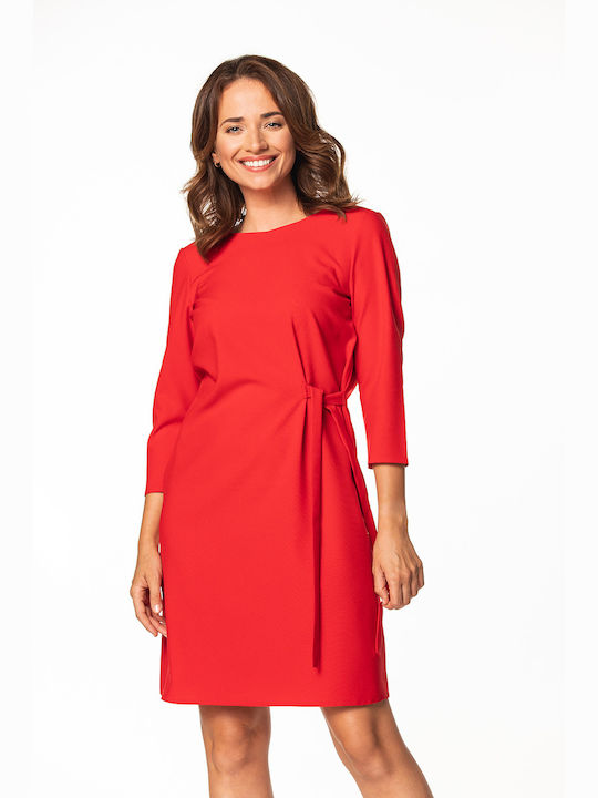 Tessita Midi Dress Red