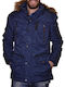 Inox Men's Winter Jacket Blue