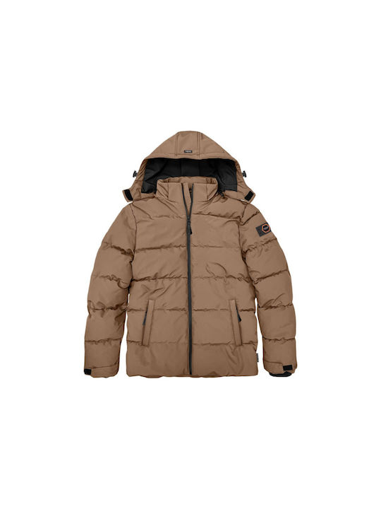 Double Winter Jacket Puffer CAMEL