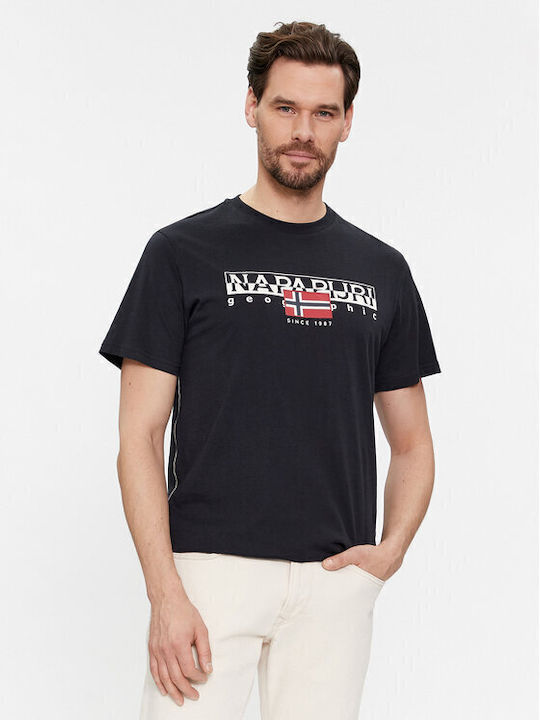 Napapijri T-shirt Μαύρο