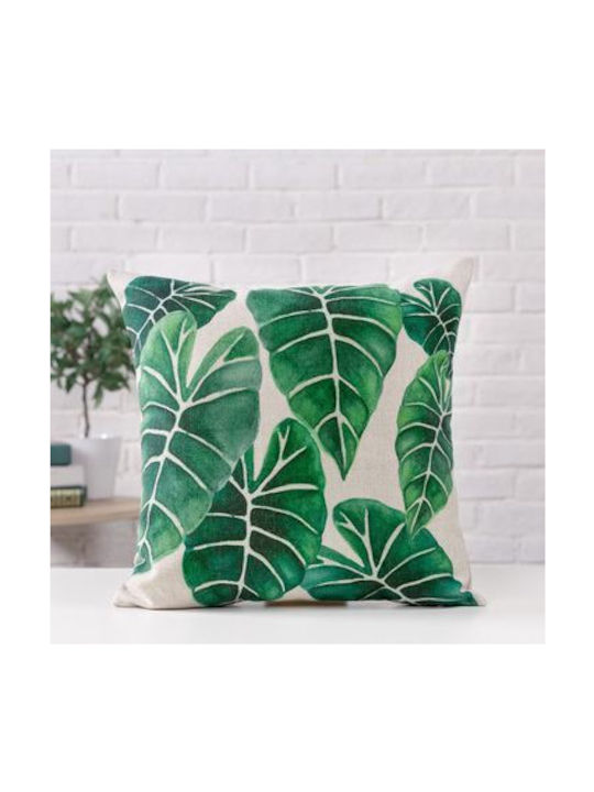 Decorative Pillow Case Boho Green