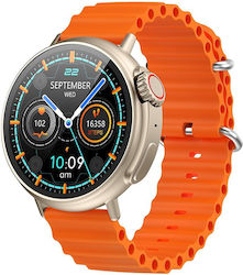 Hoco Y18 Smartwatch με Παλμογράφο (Χρυσό)