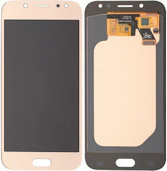 Oled Mobile Phone Screen Replacement with Touch Mechanism for Galaxy J5 2017 (Gold)