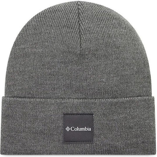 City Trek Heavyweight Beanie Unisex Σκούφος Πλεκτός σε Γκρι χρώμα