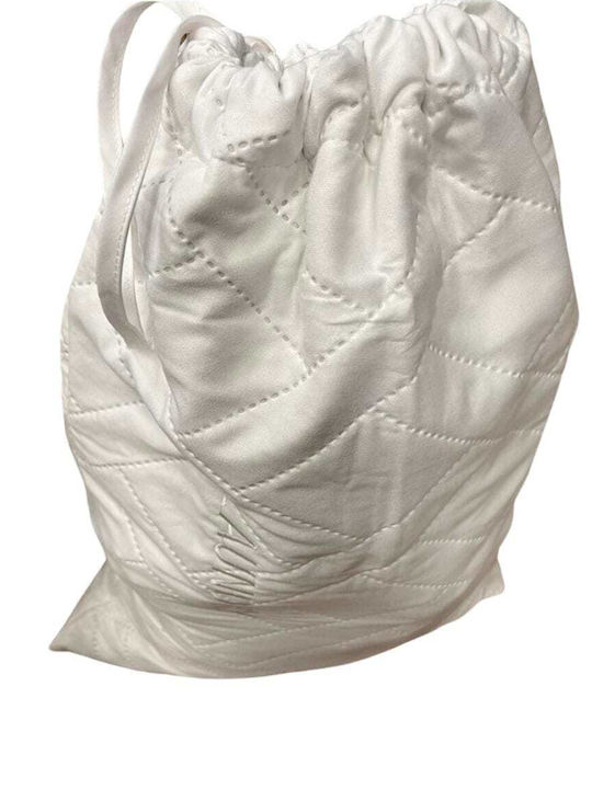 Pennie Wäschekorb aus Stoff 50x50x70cm Weiß