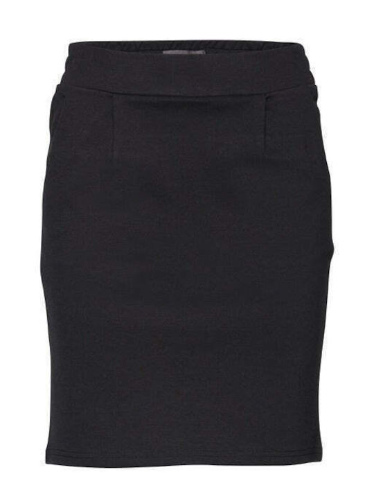 ICHI Mini Skirt in Black color