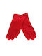 Women's Woolen Gloves Red