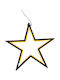 Original Plastic Christmas Decorative Star 32x35cm Black