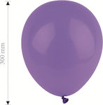 Set of 8 Balloons Latex Purple