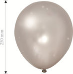 Set of 100 Balloons Latex Silver