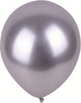 Set of 20 Balloons Latex Silver