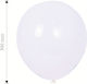 Set of 8 Balloons Latex White