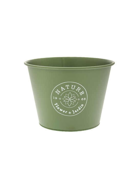 Iliadis Plant Pot Green 24x17cm.