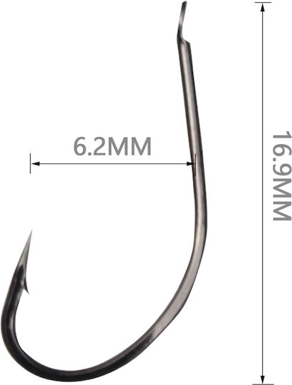 Tpster Fishing Hooks Set 8pcs No11