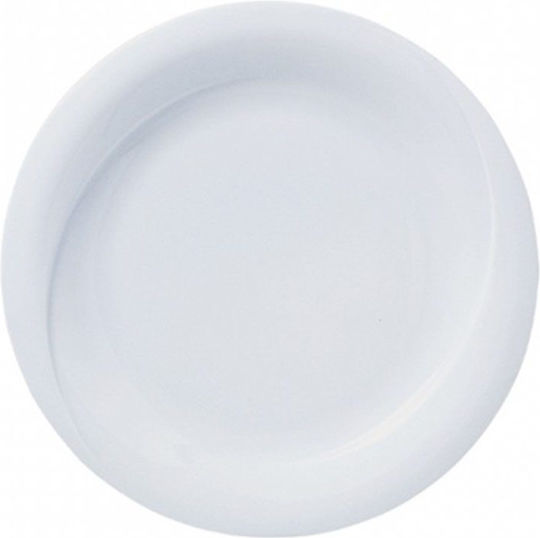 Güral Porselen Plate Shallow made of Porcelain White with Diameter 32cm