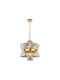 Eko Light Chandelier Transparent 2351