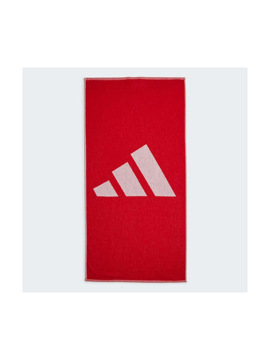Adidas Πετσέτα Γυμναστηρίου Βαμβακερή Κόκκινη