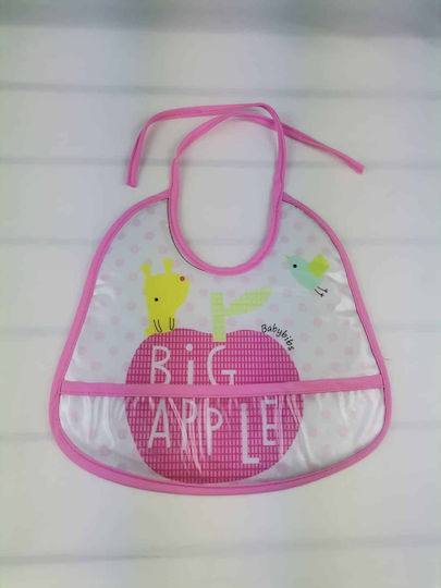 Baby Bibs Αδιάβροχη Σαλιάρα Υφασμάτινη Ροζ