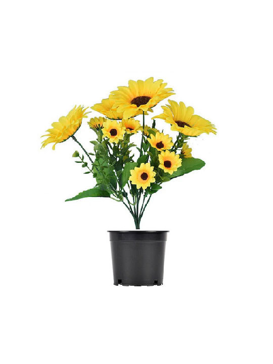 Artificial Sunflower In Pot 35cm