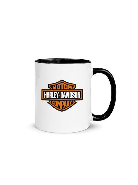 Κούπα Κεραμική Μαύρη Harley Davidson 330ml