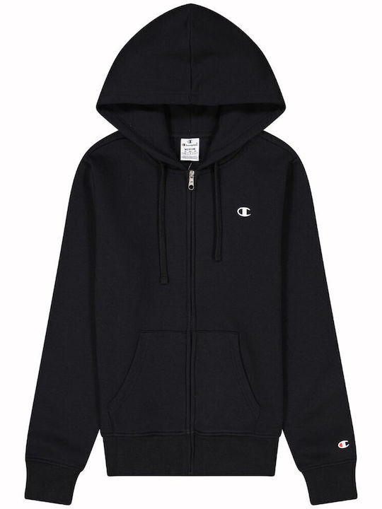 Champion Women's Sweatshirt Jacket Hooded Black 116817-KK001