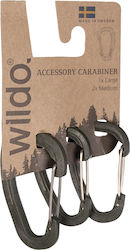 Wildo (Sweden) Carabiners 3pcs