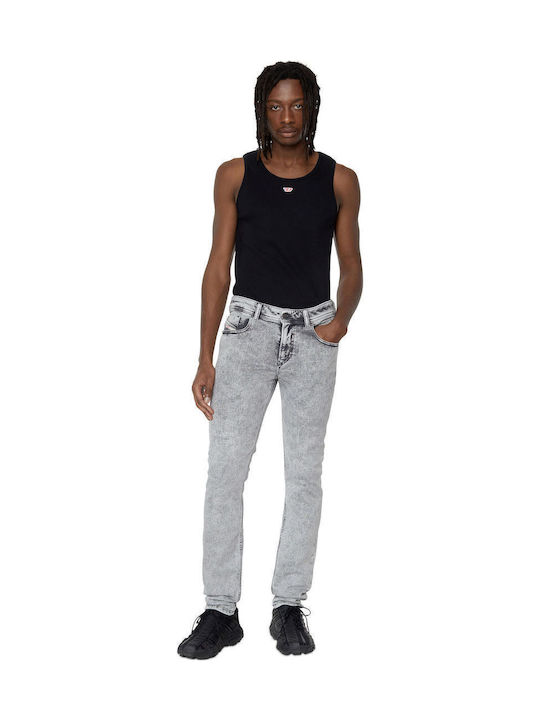 1979 Sleenker Pantaloni Jeans pentru Bărbați cu Croială Skinny Albastru