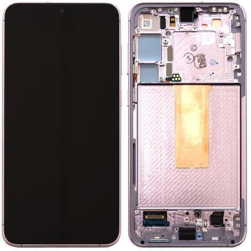 Samsung Οθόνη με Μηχανισμό Αφής για Galaxy S23+ (Ροζ)