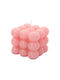 Scented Candle Bubble-cube ML22 Pink