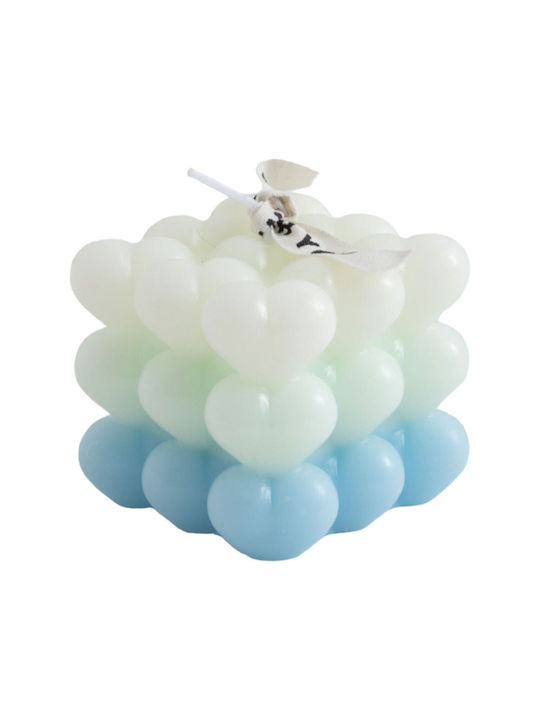 Scented Candle Bubble-cube ML23 Blue