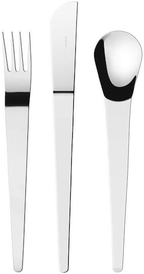 Set de Tacâmuri Argintiu 30buc cu Set de tacâmuri
