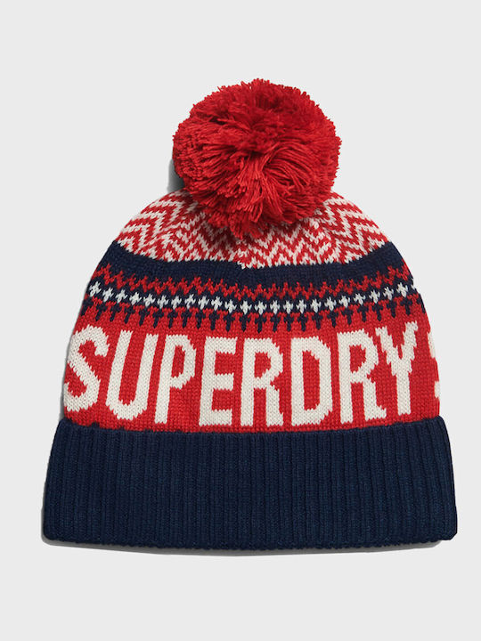 Fairisle Beanie Ανδρικός Σκούφος Πλεκτός
