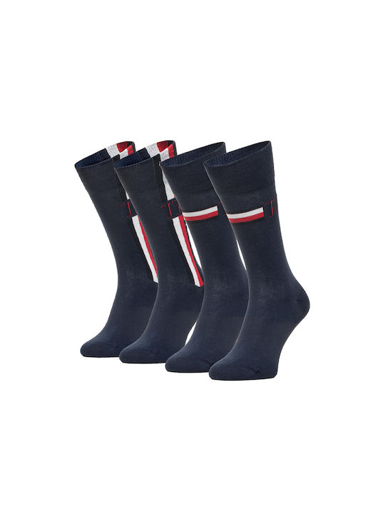 Tommy Hilfiger Herren Gemusterte Socken BLUE 2Pack