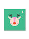 Fritzyart Christmas Deer Frame Metal 30x30cm