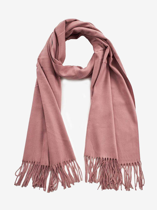 Verde Women's Wool Scarf Pink