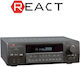 REACT Ενισχυτής Karaoke AV-320 10110216 Μαύρος