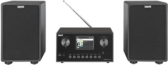 Imperial AV Ηχοσύστημα 2.0 DABMAN i310 22-329-00 40W με CD / Digital Media Player και Bluetooth Μαύρο