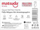 Matsuda Gauze Roll Μη Αποστειρωμένη Γάζα 90x1000cm 1τμχ