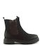 Wildleder Stiefeletten Damen Schwarz