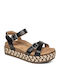 Leather Sandals Black
