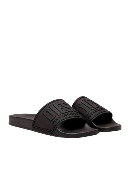Diesel Sa-mayemi Slapi Bărbați Slides Negri