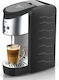 Raf Pod Coffee Machine Pressure 5bar Silver-Black