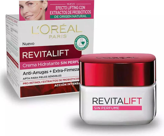 L'Oreal Paris Revitalift Creme de Fata de Zi cu SPF15 pentru Hidratare Anti-îmbătrânire și Tonifiere cu Retinol 50ml