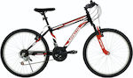 Affetto Power X3 24" Black/Red Mountain Bike με Ταχύτητες