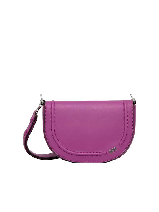 DKNY Leather Women's Bag Crossbody Purple